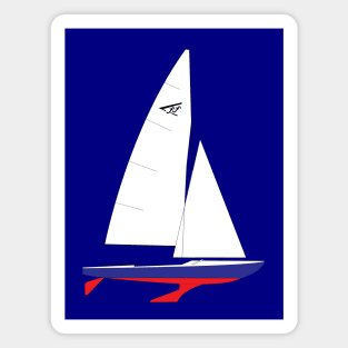 Flying Fifteen Sailboat Magnet